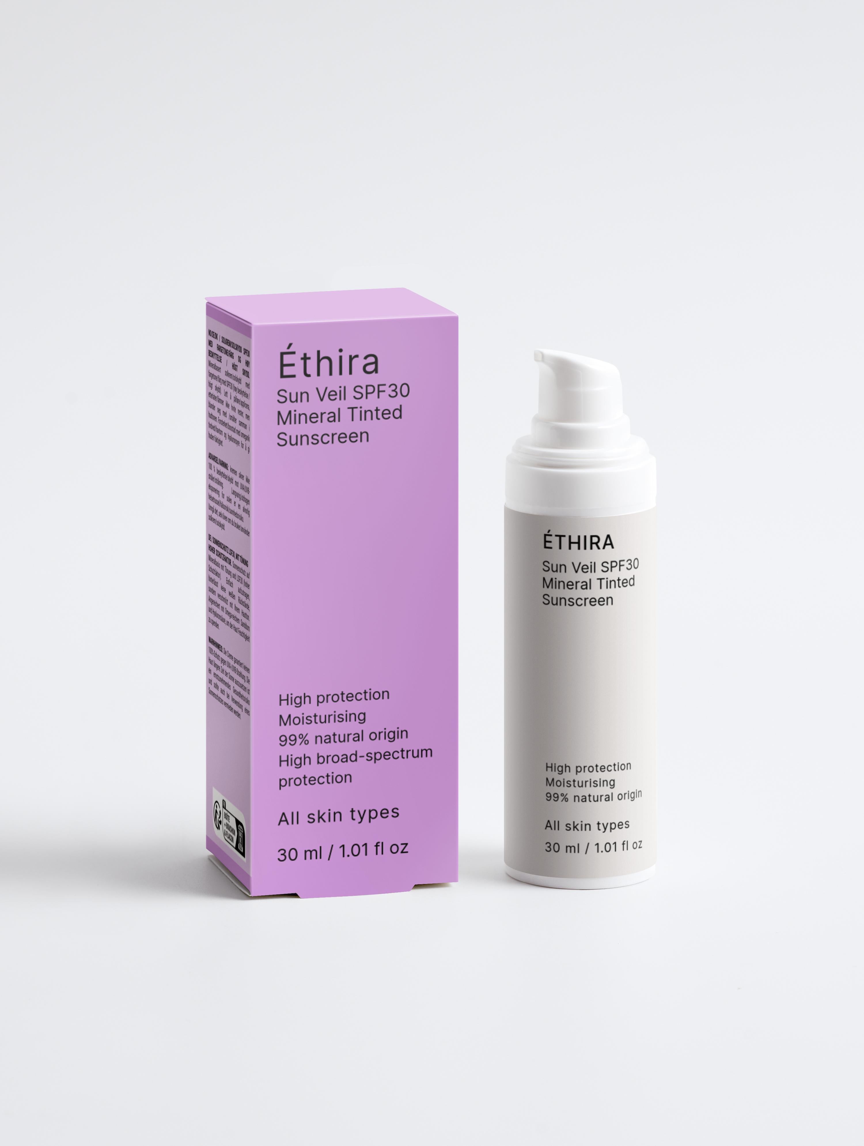 Éthira Sun Veil SPF30 Mineral Tinted Sunscreen